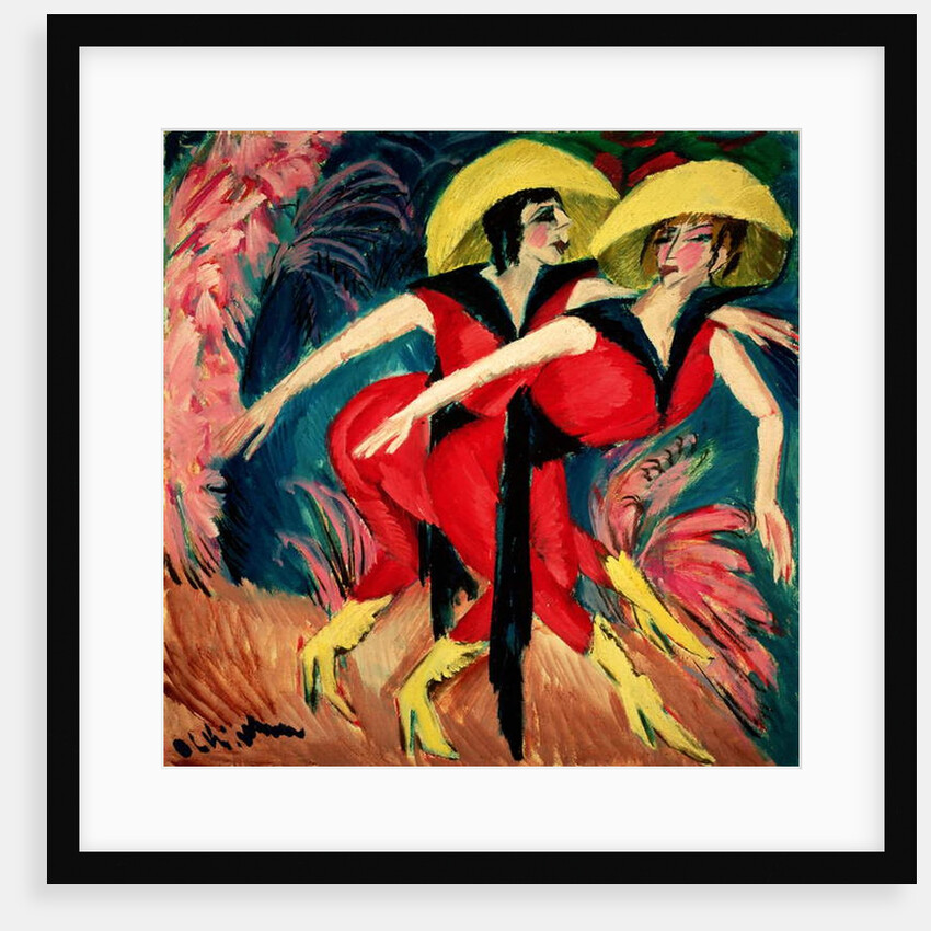 Dancers in Red, 1914 by Ernst Ludwig Kirchner