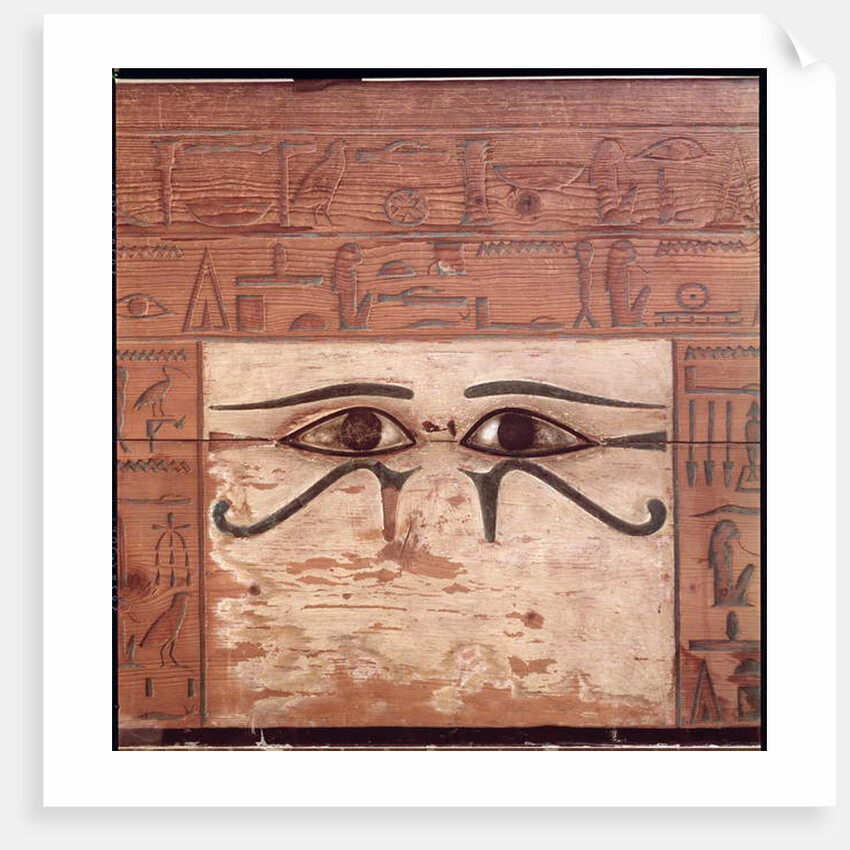 Interior panel of the sarcophagus of Chancellor Nakhti, Middle Kingdom by Egyptian 12th Dynasty