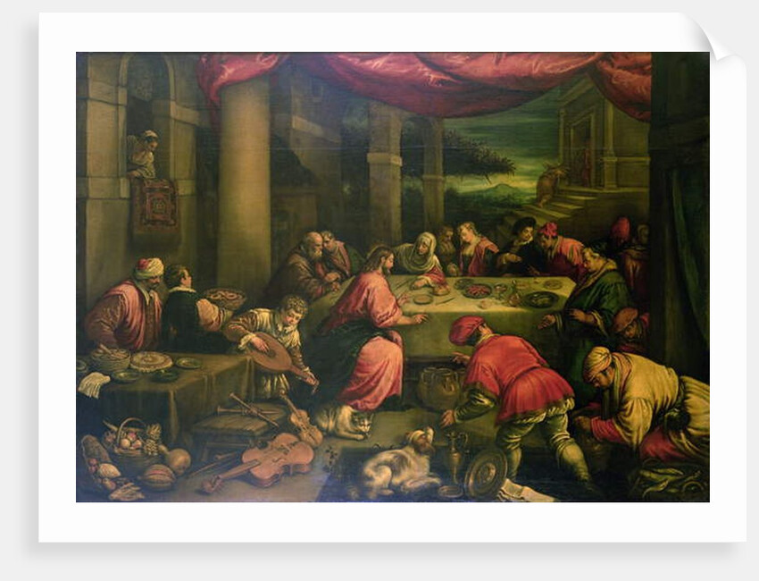 The Marriage at Cana by Leandro da Ponte Bassano