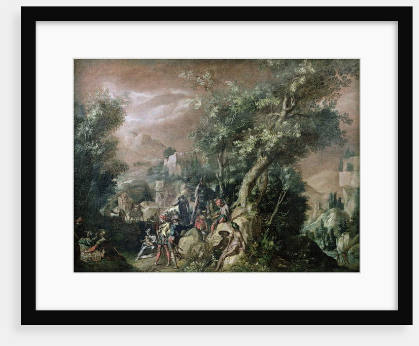 St. John the Baptist Preaching by Abraham Bloemaert