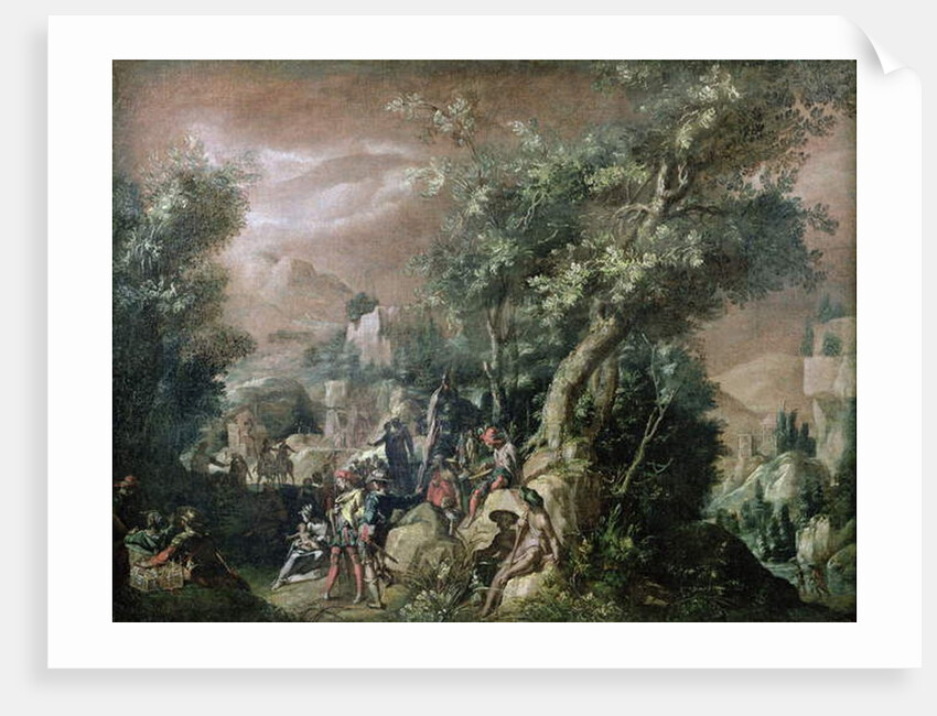 St. John the Baptist Preaching by Abraham Bloemaert