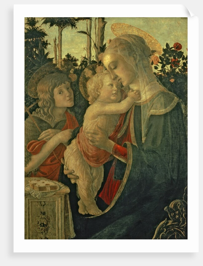 Madonna and Child with St. John the Baptist by Sandro Botticelli