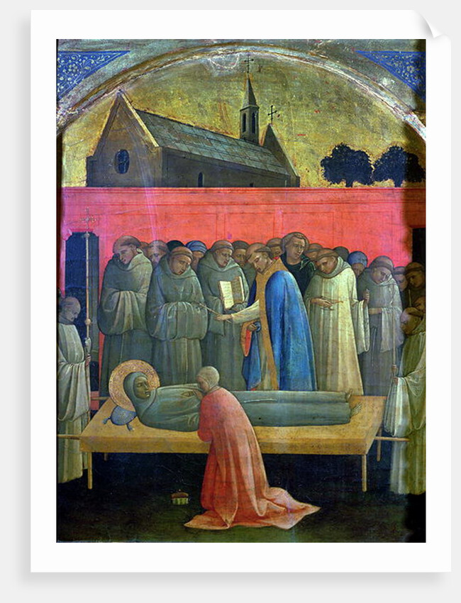 The Death of St. Francis by (c.1370-1425) Lorenzo Monaco