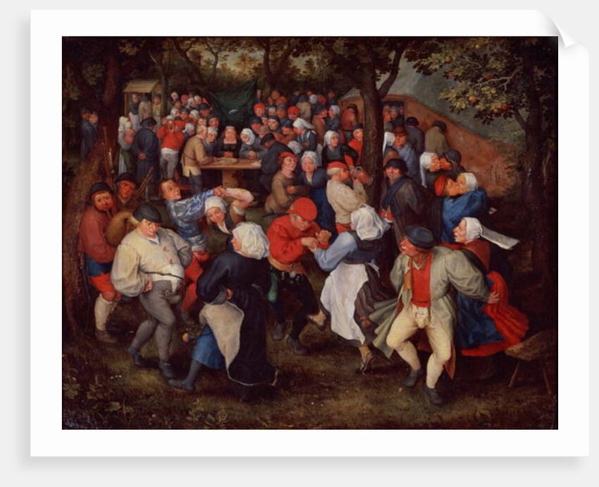 Village Dance by Jan the Younger Brueghel