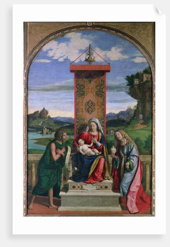 Madonna and Child with St. John the Baptist and Mary Magdalene by Giovanni Battista Cima da Conegliano