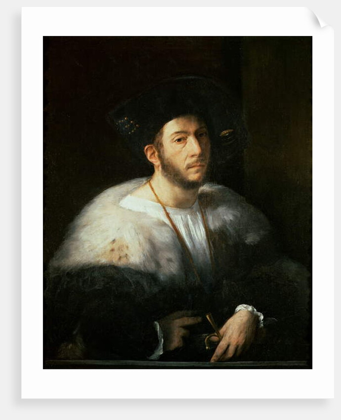 Portrait of a man, possibly Cesare Borgia by Dosso Dossi