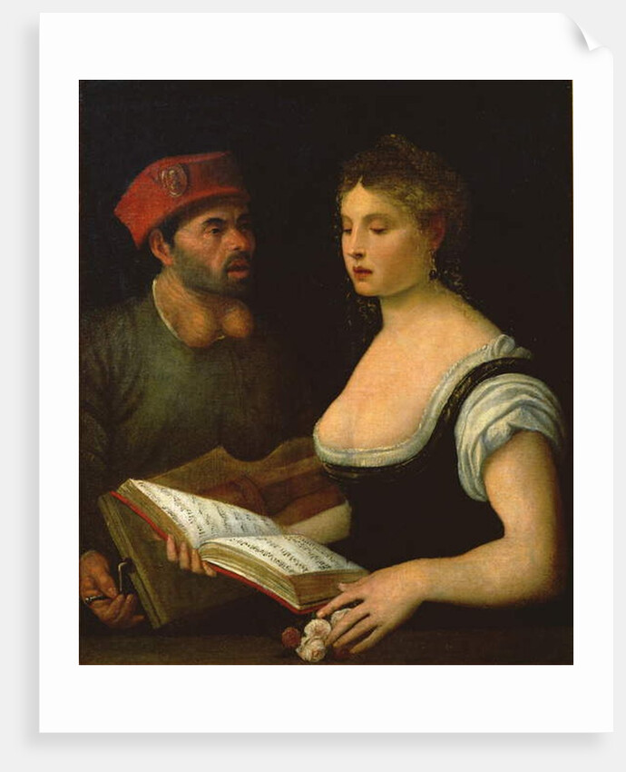 The Music Lesson by Italian School