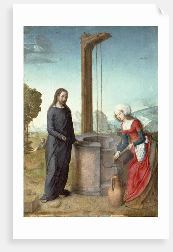 Christ and the Woman of Samaria, c.1500 by Juan de Flandes