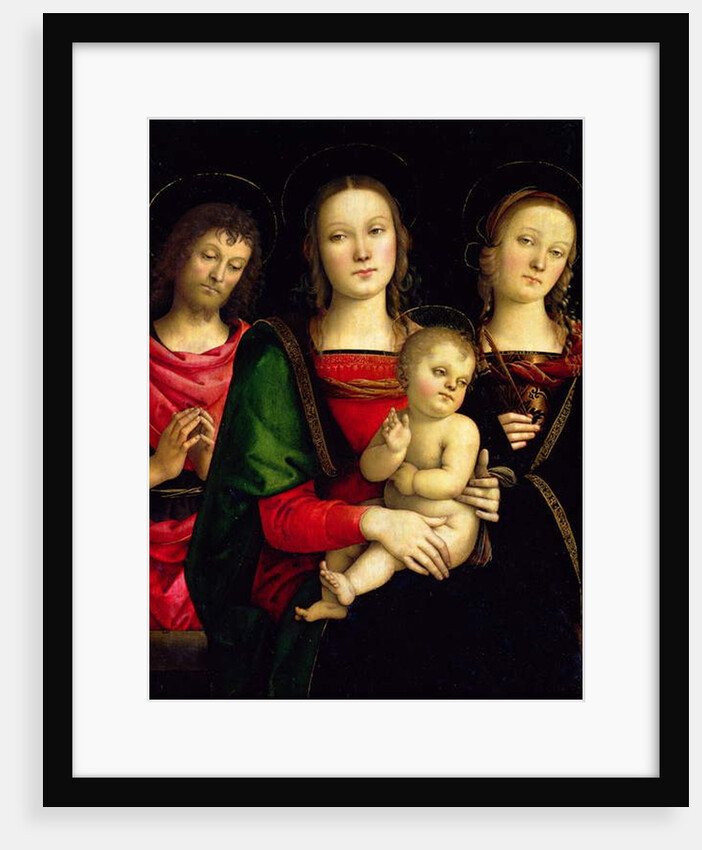 The Madonna and Child with St. John the Baptist and St. Catherine of Alexandria by Pietro Perugino
