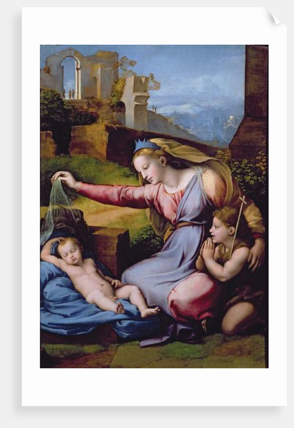 The Madonna of the Blue Diadem or The Madonna of the Veil by Raphael
