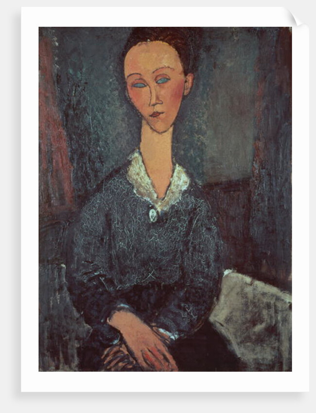 Portrait of a Woman with a White Collar by Amedeo Modigliani