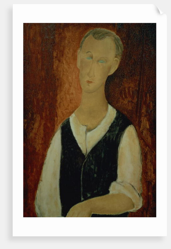 Young Man with a Black Waistcoat, 1912 by Amedeo Modigliani