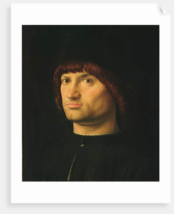 Portrait of a Man, or The Condottiere, 1475 by Antonello da Messina (after)
