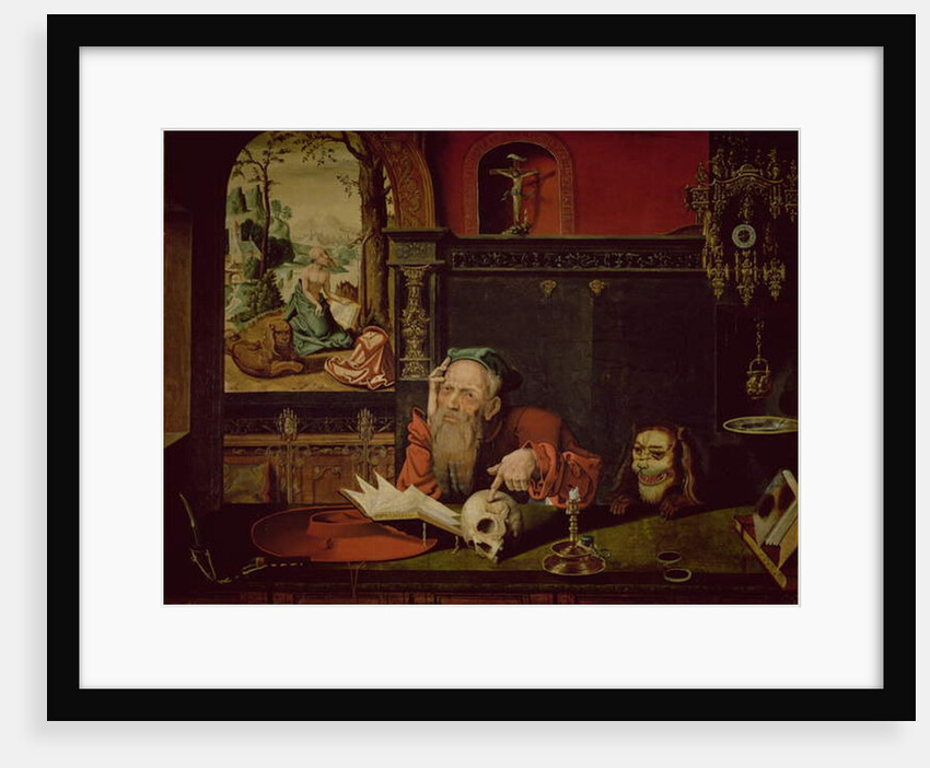 The Meditation of St. Jerome by Quentin Massys or Matsys