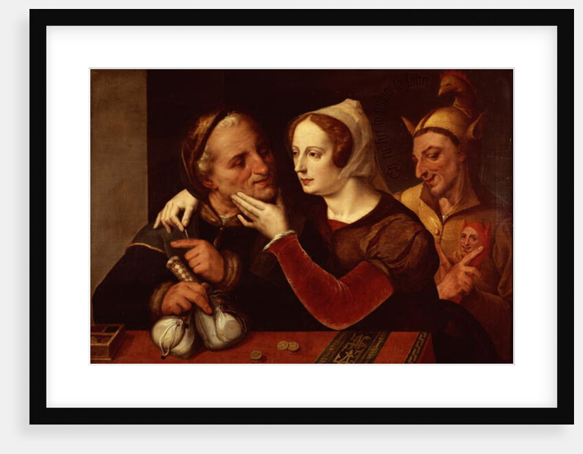 The Older One Gets, the More Foolish One Becomes by Quentin Massys or Matsys