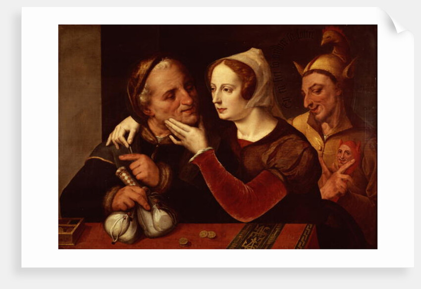 The Older One Gets, the More Foolish One Becomes by Quentin Massys or Matsys