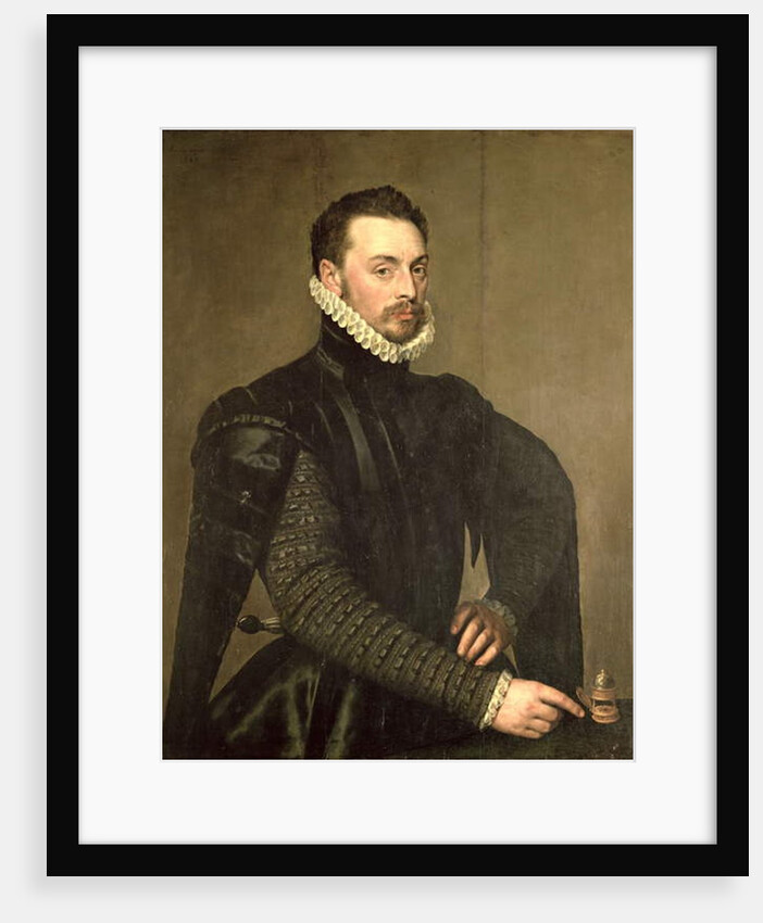 Portrait of a Man from the Retinue of Cardinal Granvelle by Anthonis van Dashorst Mor