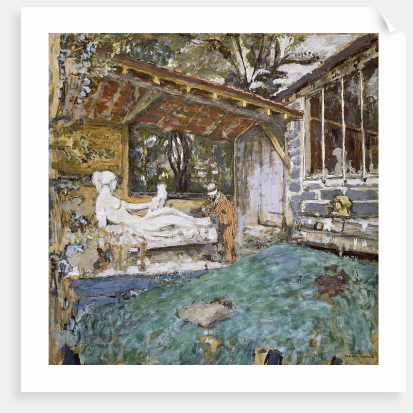 Maillol at work on Cezanne Memorial, c.1925 by Edouard Vuillard