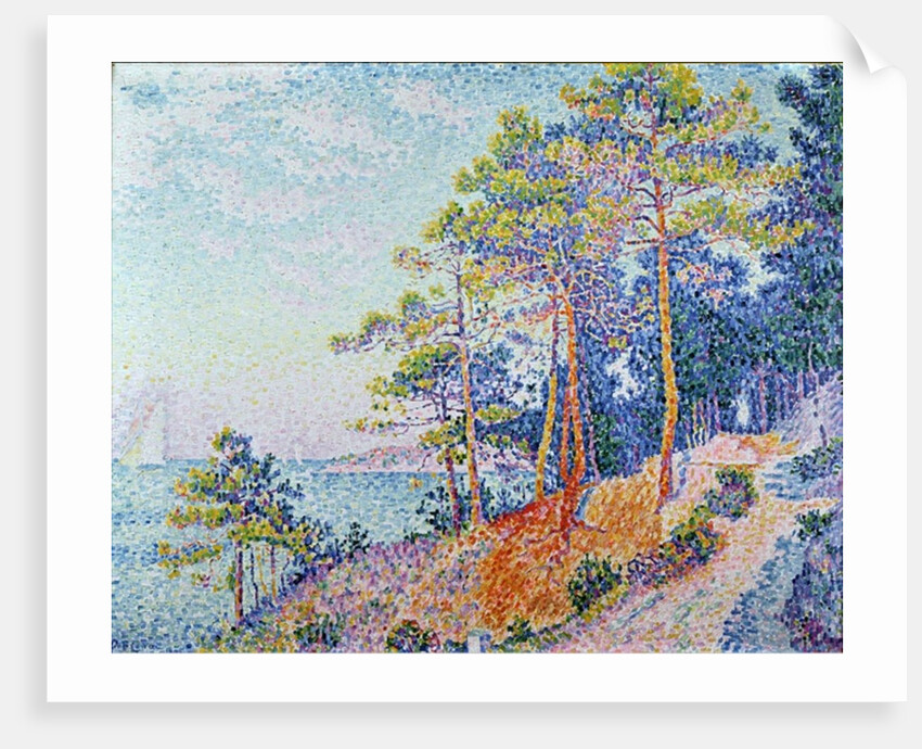 St. Tropez, the Custom's Path, 1905 by Paul Signac