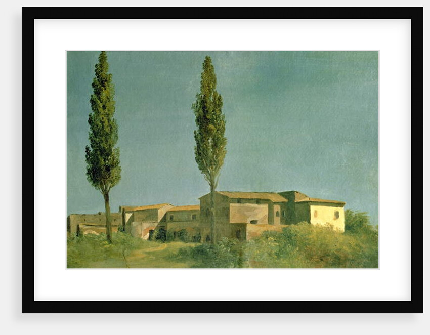 At the Villa Farnese: The Two Poplars, c.1777 by Pierre Henri de Valenciennes