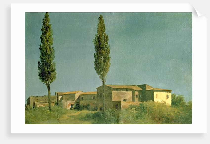 At the Villa Farnese: The Two Poplars, c.1777 by Pierre Henri de Valenciennes
