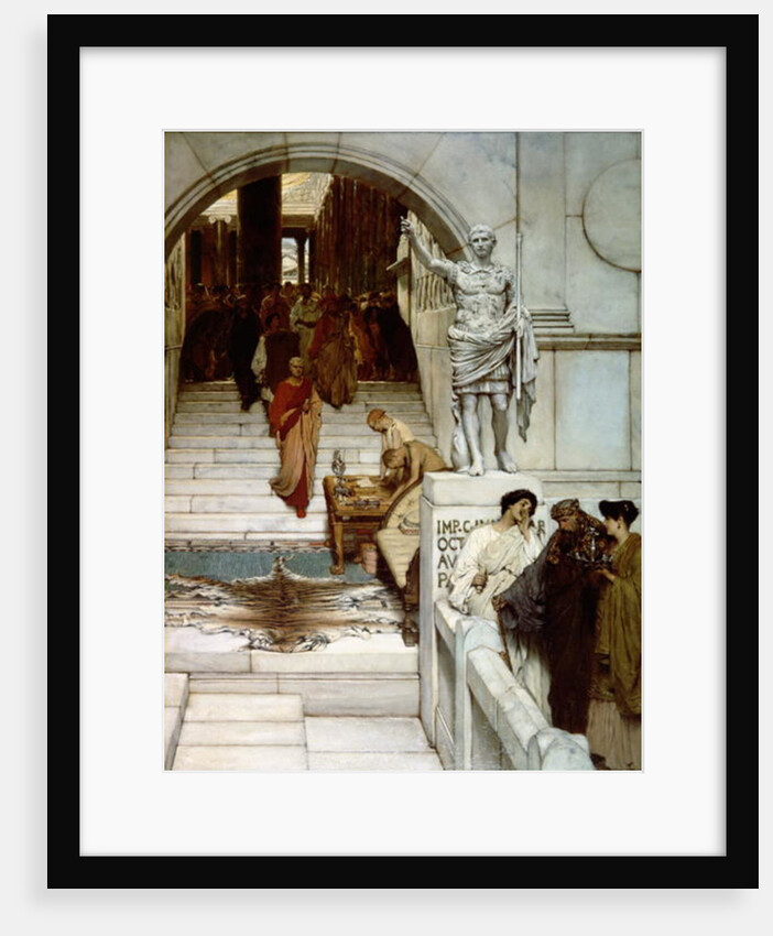 An Audience at Agrippa's, 1875 by Lawrence Alma-Tadema