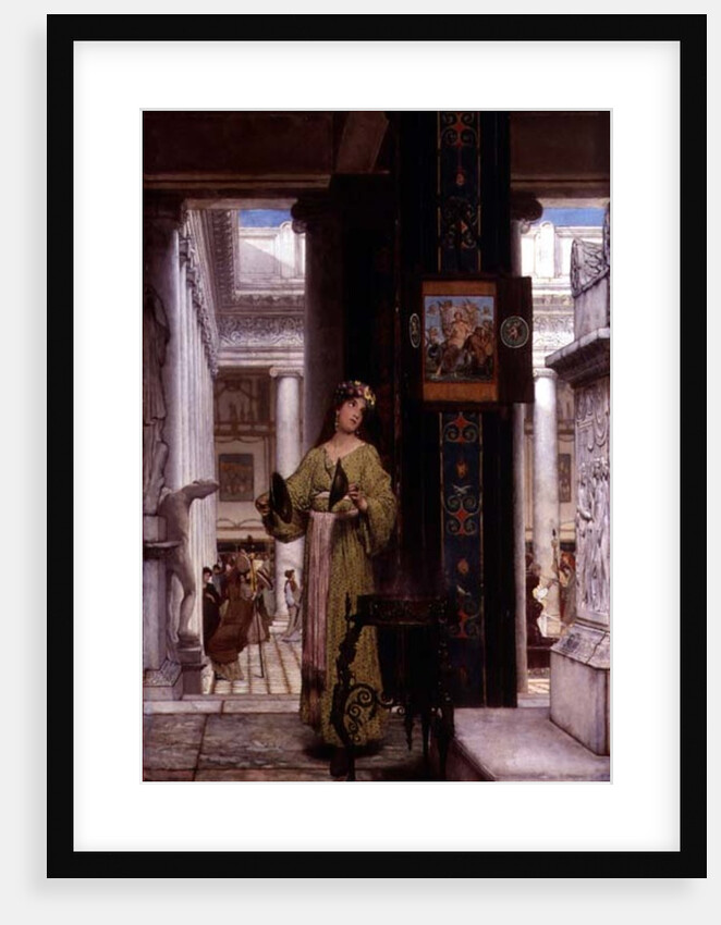 In the Temple, 1871 by Lawrence Alma-Tadema