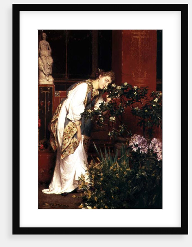 In the Peristylum, 1866 by Lawrence Alma-Tadema