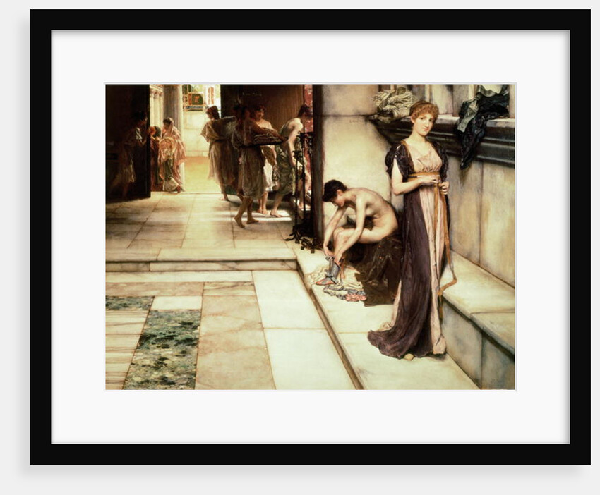 An Apodyterium, 1886 by Lawrence Alma-Tadema