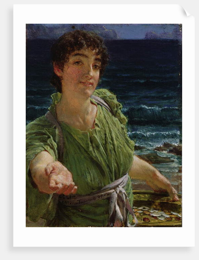 Una Carita, 1883 by Lawrence Alma-Tadema