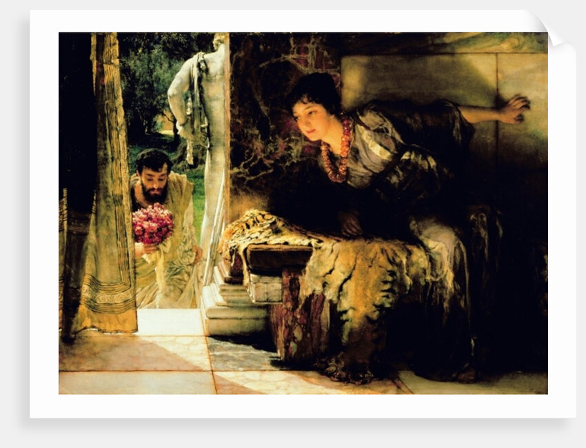 Welcome Footsteps, 1883 by Lawrence Alma-Tadema