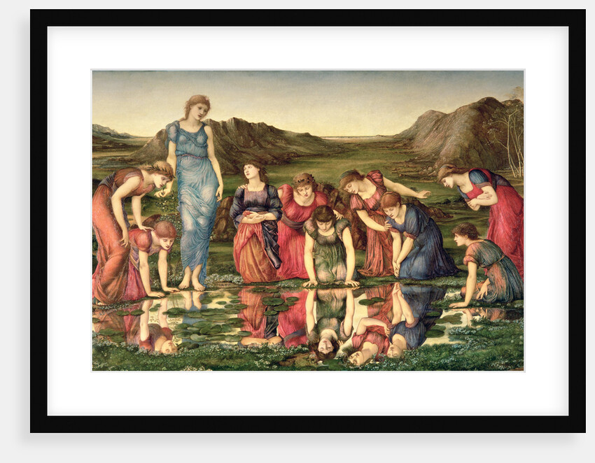 The Mirror of Venus, 1870-76 by Edward Coley Burne-Jones