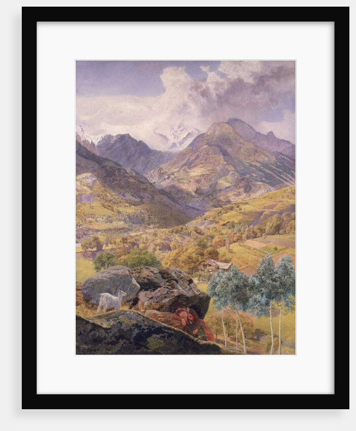 The Val d'Aosta, 1858 by John Brett