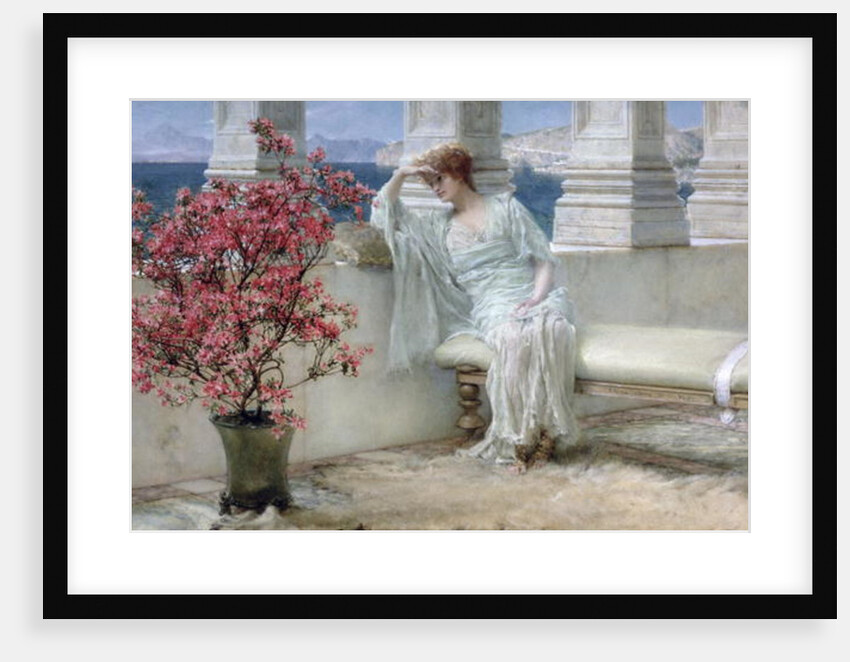 Her eyes are with her thoughts and they are far away, 1897 by Lawrence Alma-Tadema
