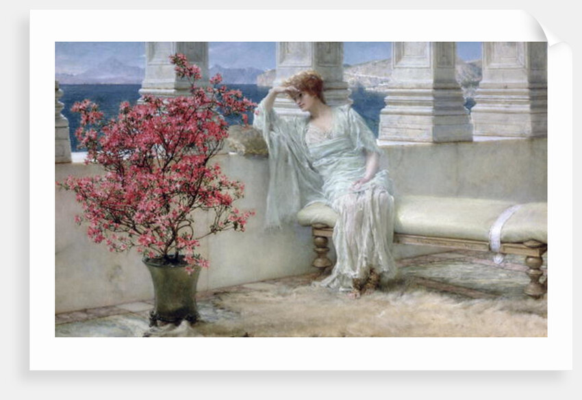 Her eyes are with her thoughts and they are far away, 1897 by Lawrence Alma-Tadema