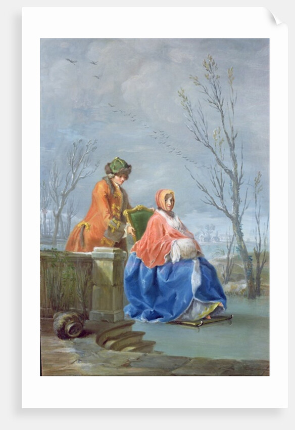 Winter by Charles-Joseph Flipart