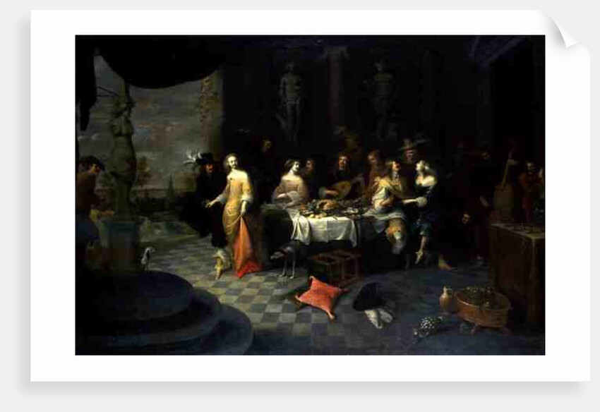 Figures in an Interior by Hieronymus Janssens