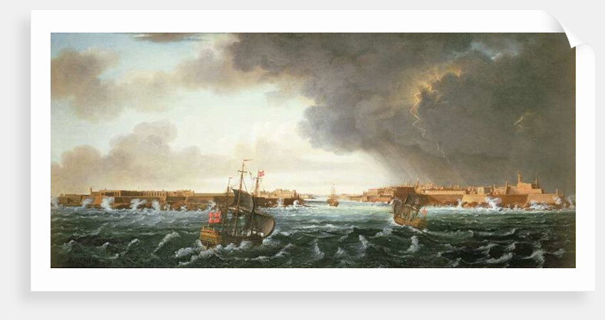 A View of Valetta, Malta by Alberto Pullicino