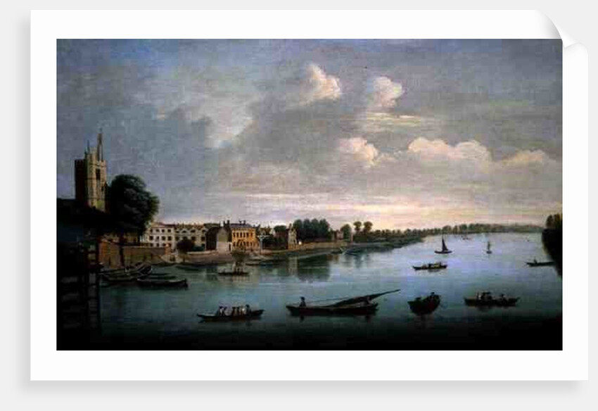 A View of the Thames from Putney Bridge by Joseph Nichols