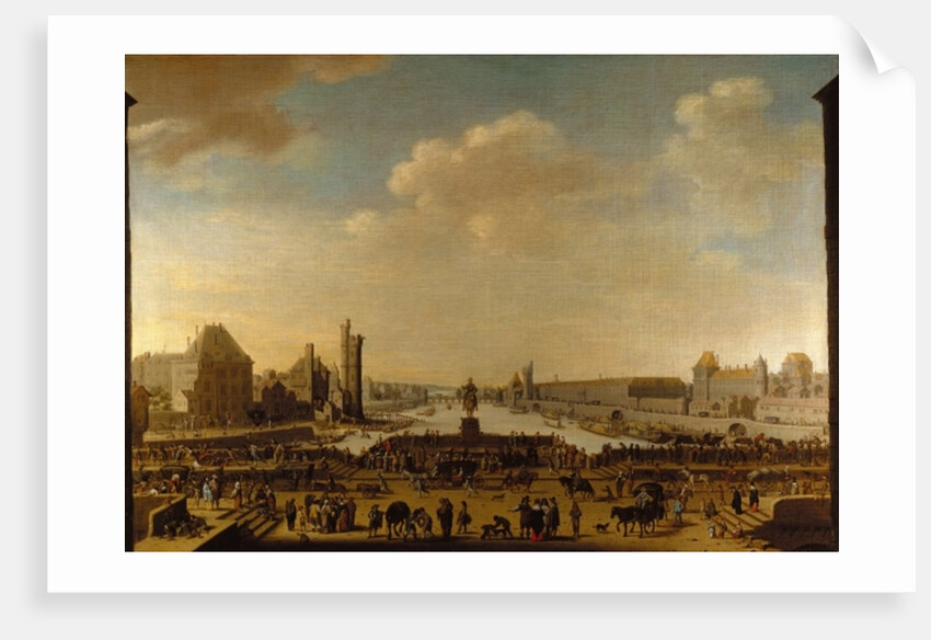 View of Paris from the Pointe de la Cite by Theodor Matham