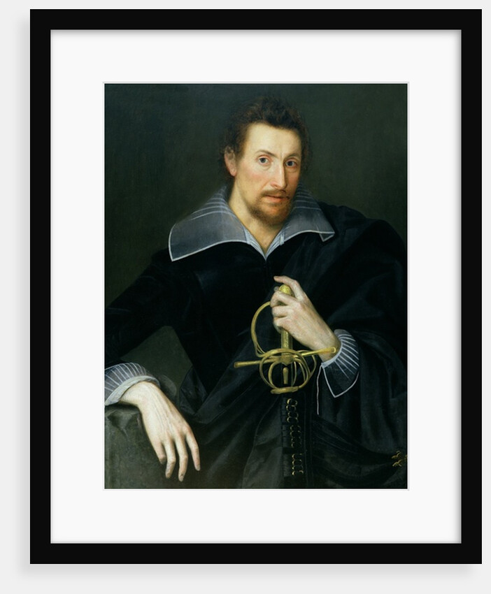 Portrait of a Man with a Sword by English School