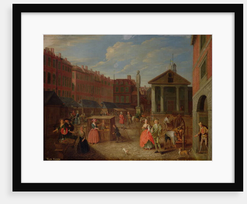 View of Covent Garden by Joseph van Aken