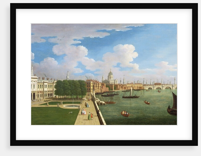 A Panoramic View of the Thames with St. Paul's by William James