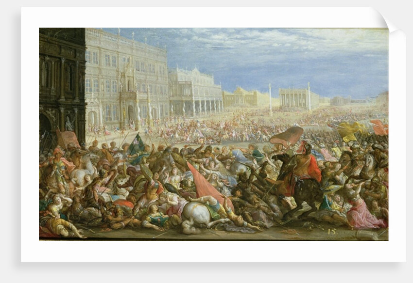 The Sack of the French, 1634 by Vitus Heinrich