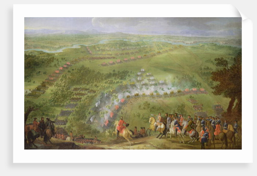 The Battle of Lesnaya in 1708 by Pierre-Denis Martin