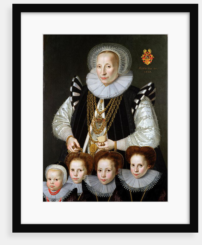 A Pair of Family Portraits, 1598 by Gortzius Geldorp