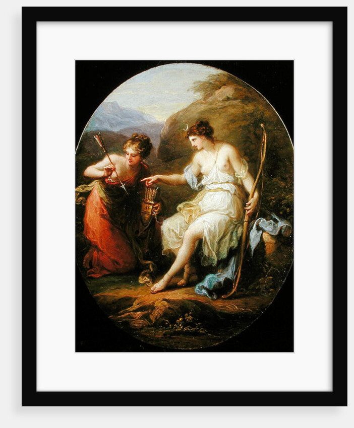 Diana preparing for Hunting by Angelica Kauffman