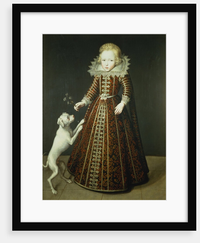 Child with a Dog by Wybrand Simonsz. de Geest
