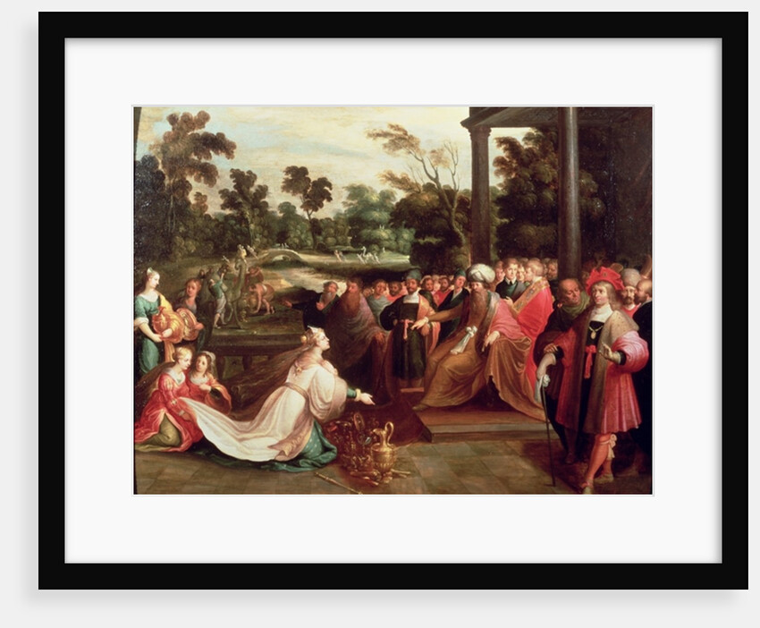 King Solomon and the Queen of Sheba by Frans the Elder Francken