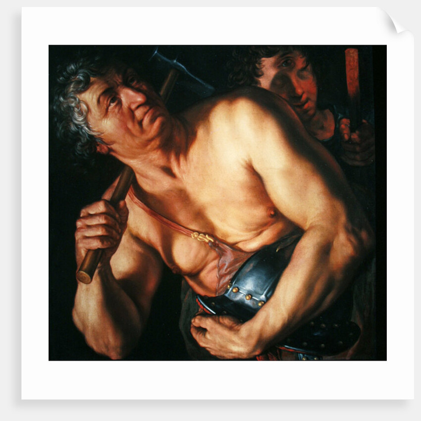 Vulcan, 1615 by Hendrik Goltzius